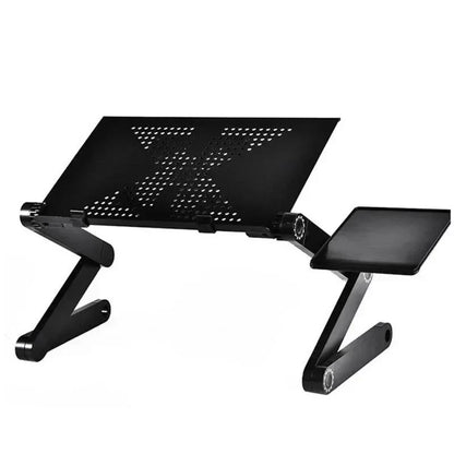 Adjustable Vented Laptop Stand - Foldable Desk for Office