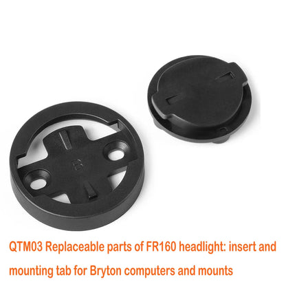 LED Bike Light Intelligent Sensing Bicycle Headlight Black