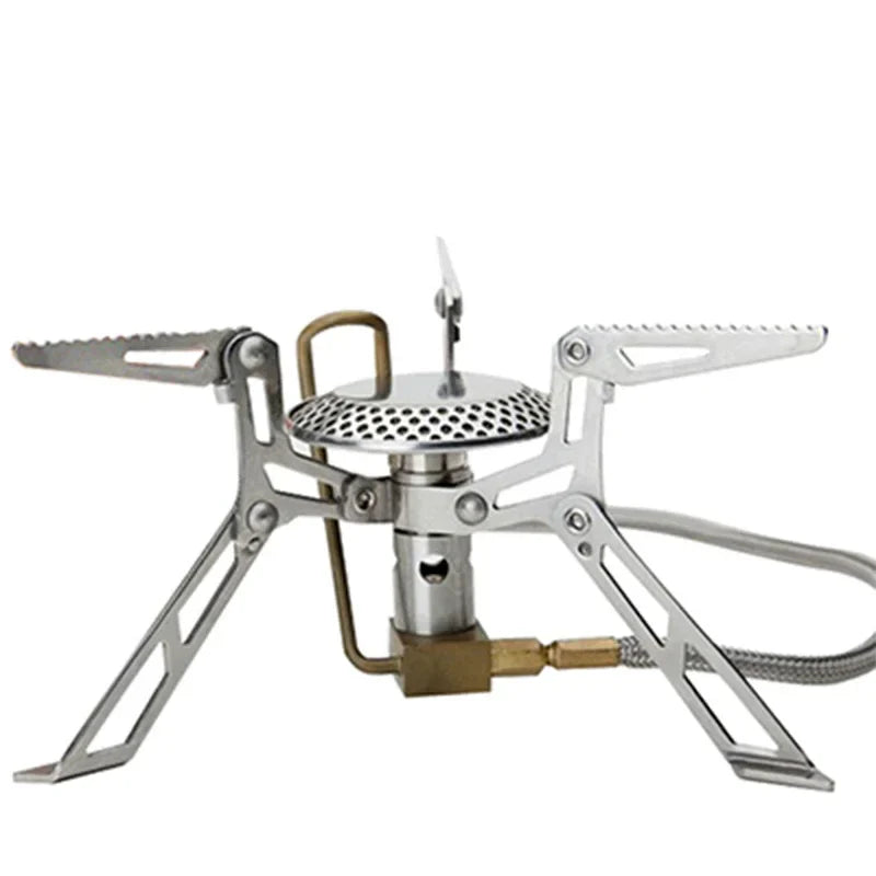 2990W Split Gas Stove Silver