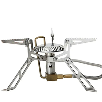 2990W Split Gas Stove Silver