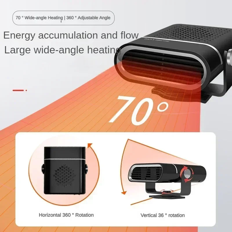 4-in-1 24V Car Heater and Defroster