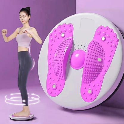 Waist Twisting Disc Abdominal Fitness Rotary Board Purple