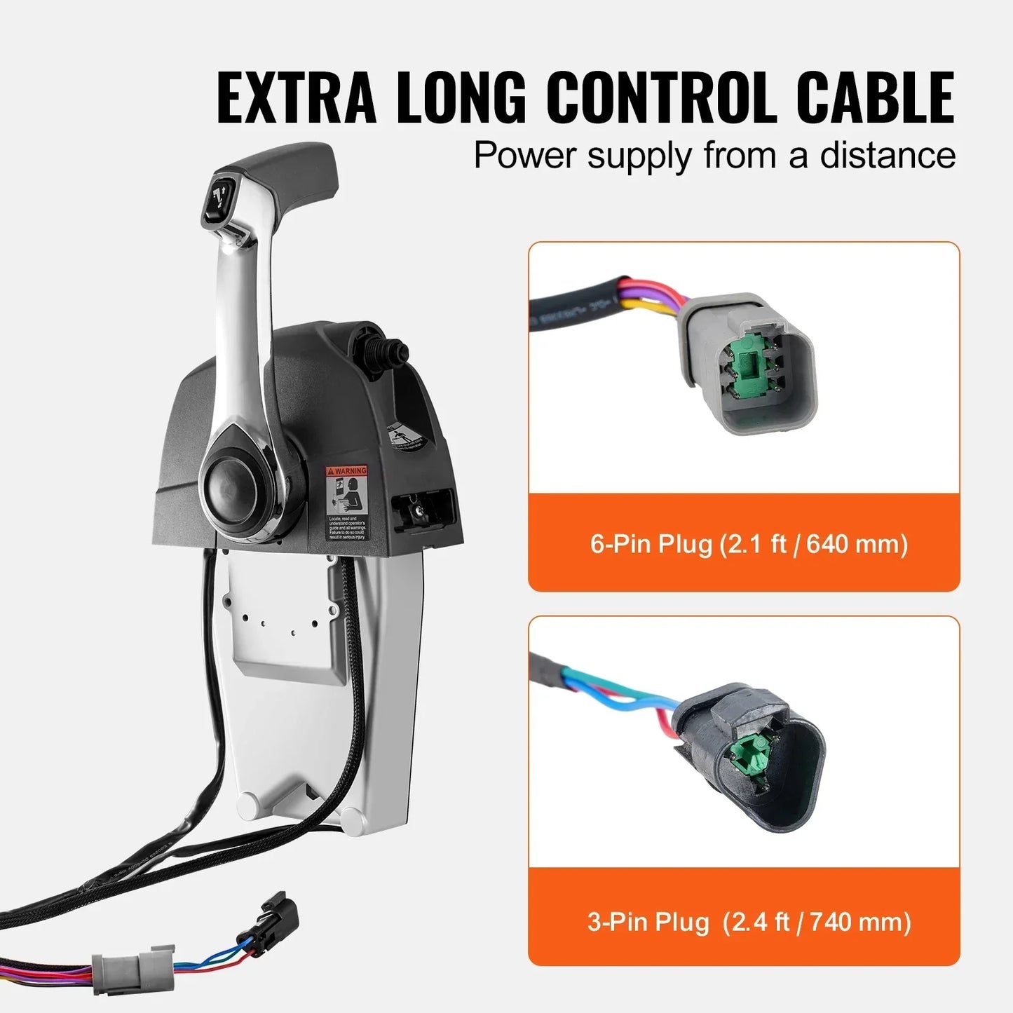 Top-Mounted Boat Throttle Control Box
