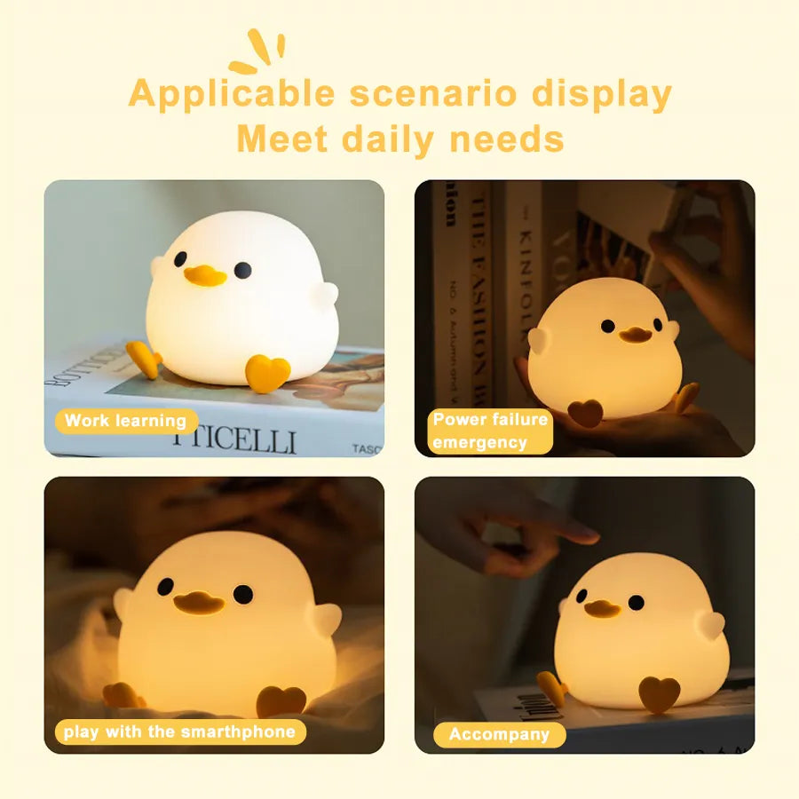 LED Night light Cute duck