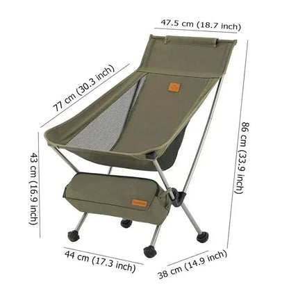 Nature hike High Back Camping Moon Chair