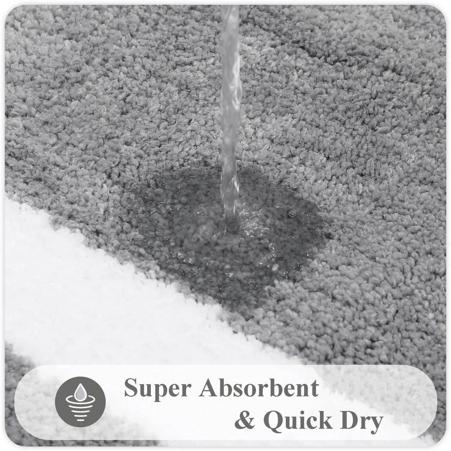 Luxurious Comfort: Olanly Absorbent Bath Mat for Stylish and Cozy Home Decor