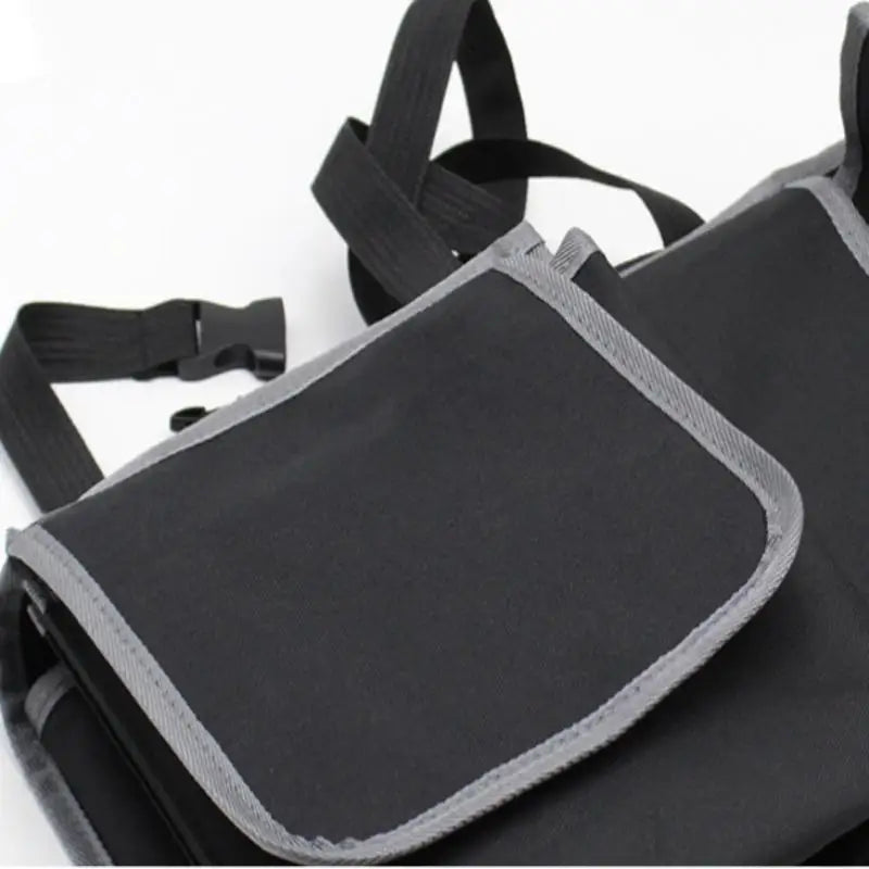 Car Back Seat Organizer Oxford Polyester Hanging Storage Bag Black