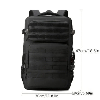 Tactical Backpack Multi-Layer Camping Black