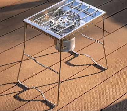 Stainless Steel Camping Furnace Plate Stove Frame