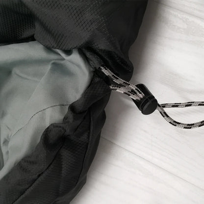4-Season Camping Sleeping Bag Warm Cotton Mummy Envelope Black