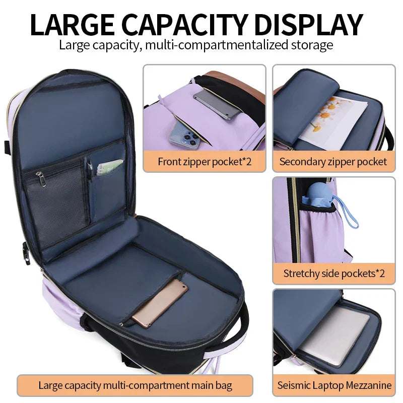 Versatile Travel Luggage & School Backpack