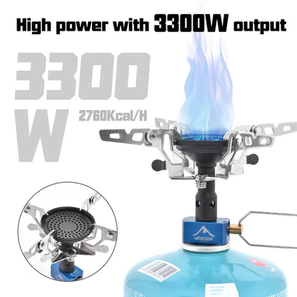3300W Camping Gas Burner Silver