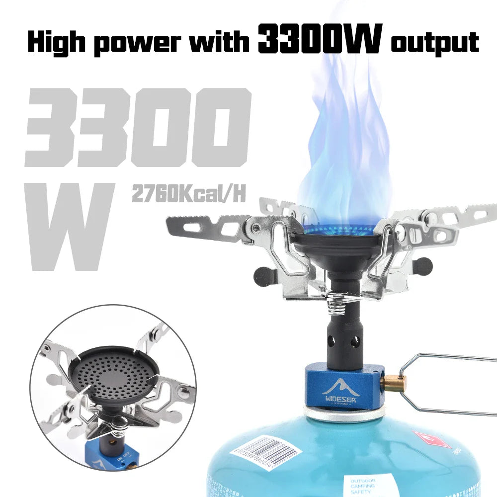 Camping Gas Burner 3300W Blue