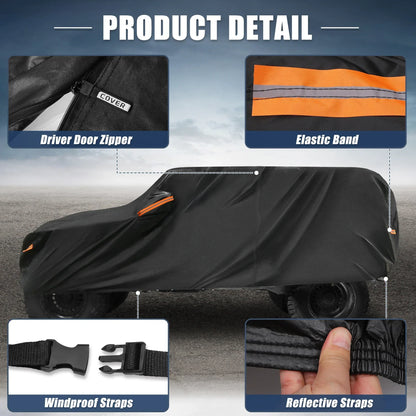 Full Car Cover for Jeep Wrangler JK 2/4 Door