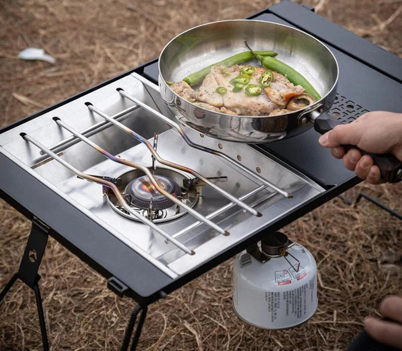 Stainless Steel Camping Furnace Plate Stove Frame