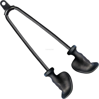 Rope Pulldown Attachment Cable Handle Black