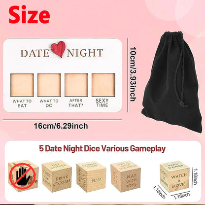 Wood Romantic Date Night Game
