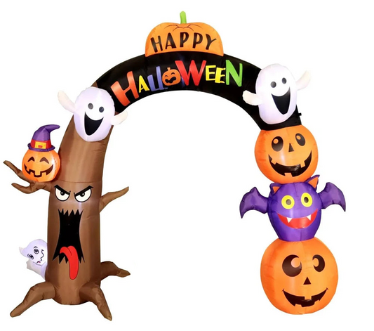 10FT Halloween Inflatable Archway with LED Lights