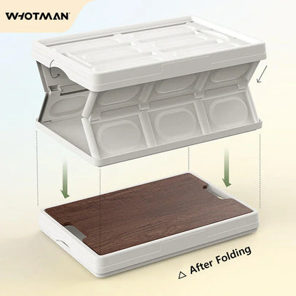 Wooden Camping Storage Organizer Box with Large Capacity