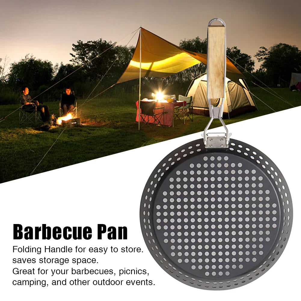BBQ Frying Pan Pizza Portable