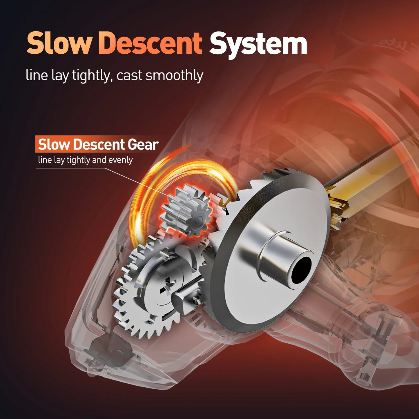 4000 Series Light Spinning Reel 6kg Max Drag Red