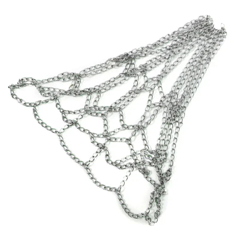 Durable Galvanized Steel Chain Basketball Net for Outdoor Classic Sport