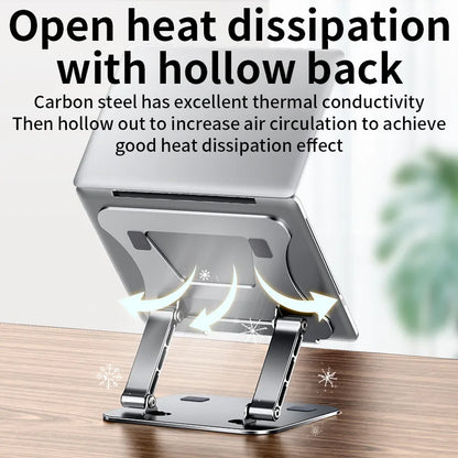 Laptop Stand Adjustable Aluminum Up to 17 Inch Laptop Portable Cooling
