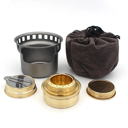 Portable Aluminum Alloy Camping Alcohol Stove