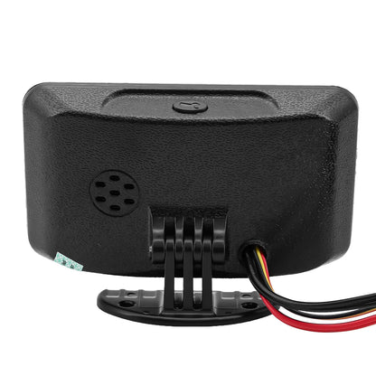 3 in 1 LCD Gauge Oil Temperature Water Temperature And Voltmeter Black