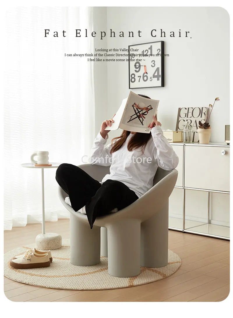 Nordic Roly Poly Lounge Chair- Modern Luxury Furniture