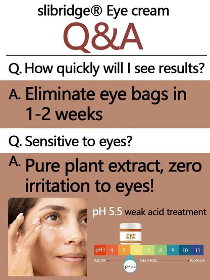 Anti-Wrinkle Eye Cream - Bags, Puffiness, Dark Circles, Fine Lines, Moisturizing, Whitening