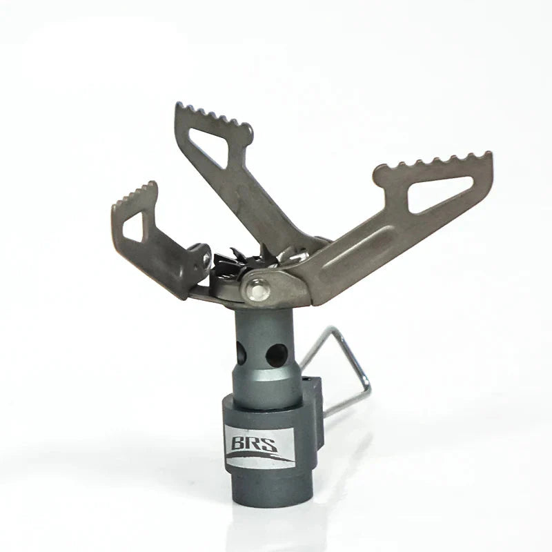 Ultralight Titanium Camping Stove 2700W Portable Gas Burner Grey