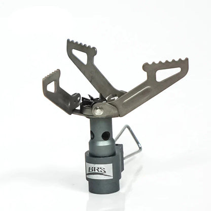 Ultralight Titanium Camping Stove 2700W Portable Gas Burner Grey