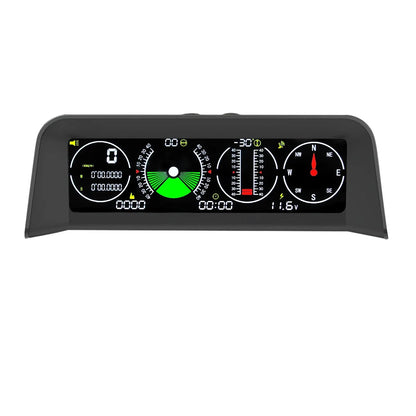 X90 GPS Speedometer & Inclinometer–Multi-Function Head-Up Display Black