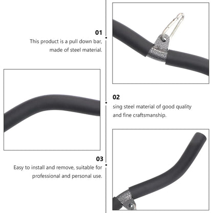 T-Shape Fitness Lower Pull Bar for Back and Arm Exercise