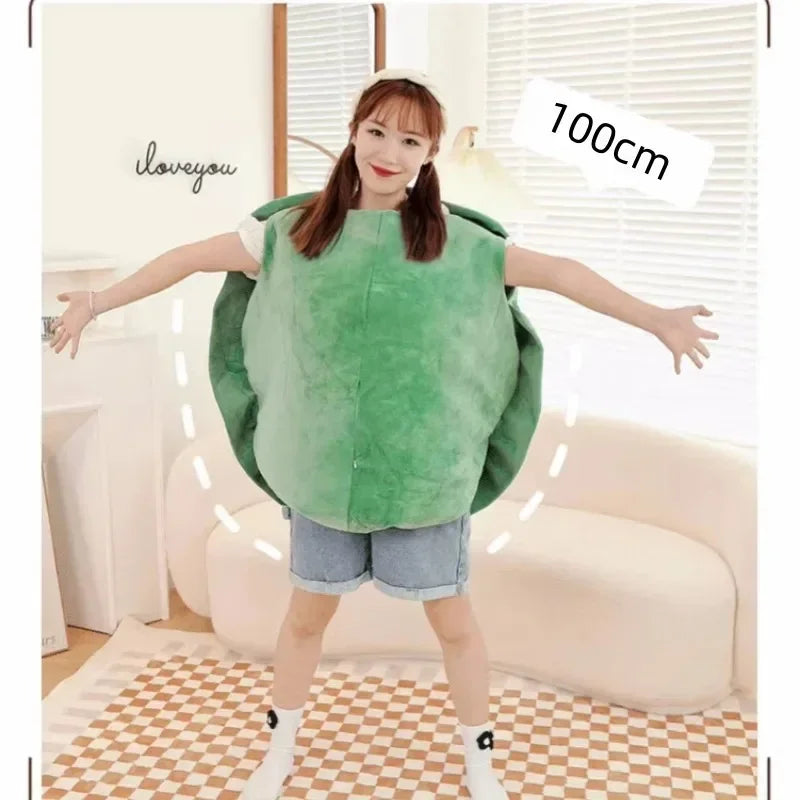 Wearable Turtle Shell Plush Pillow 100cm Green