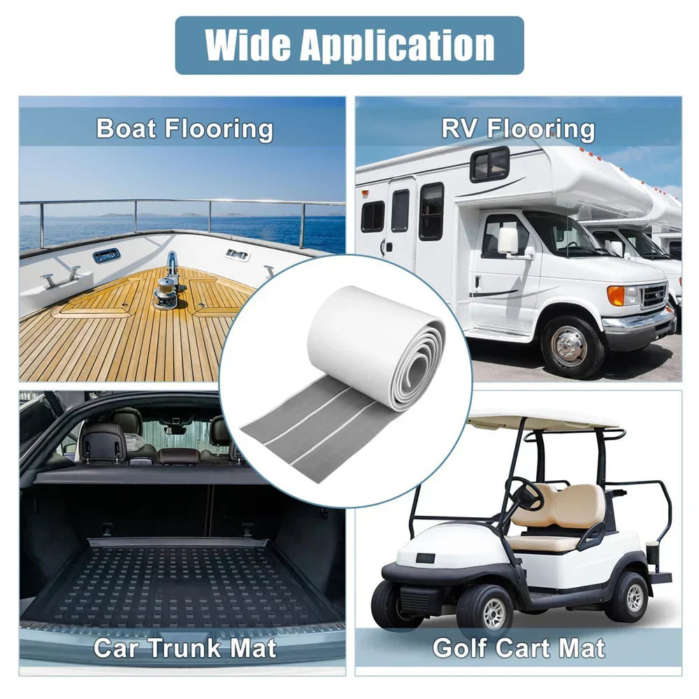 Marine-Grade Non-Slip Decking Sheet  2400x17cm