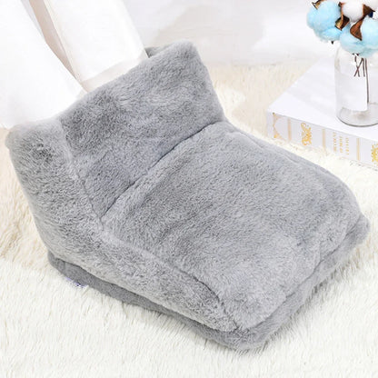 USB Heated Foot Warmer Cushion for Home Comfort