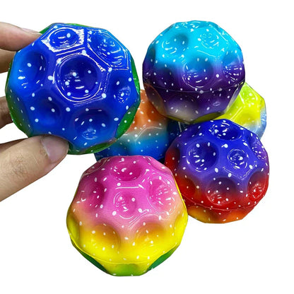 3Pcs Galaxy Moon Ball Extreme High Bouncing Ball