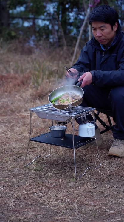 Stainless Steel Camping Furnace Plate Stove Frame