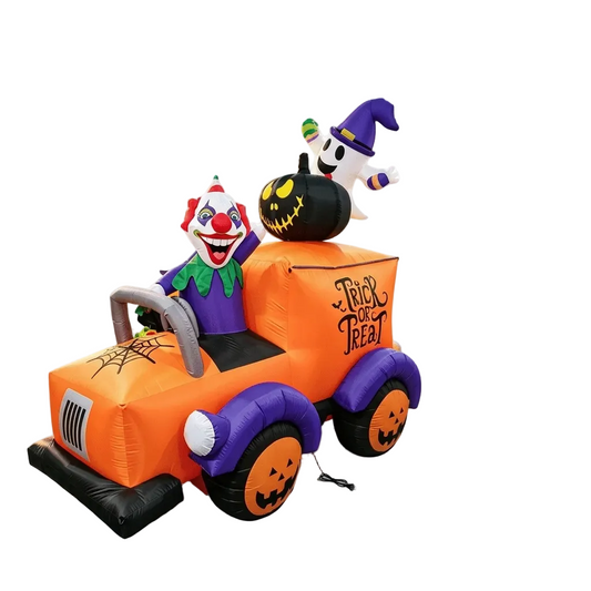 8FT Halloween Inflatable Truck Decor Yard Display