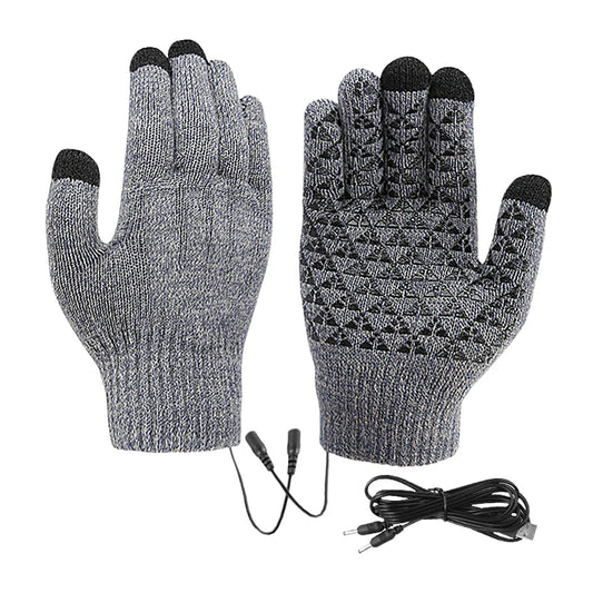 USB Heated Touchscreen Winter Cycling Gloves