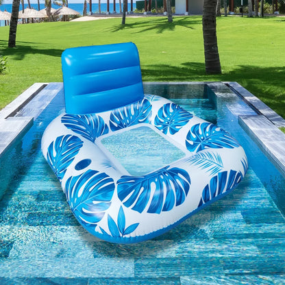 PVC Inflatable Foldable Floating Air Mattress Bed