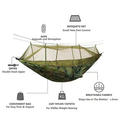camouflage double hammock