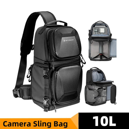 10L Hardshell Camera Sling Bag Grey