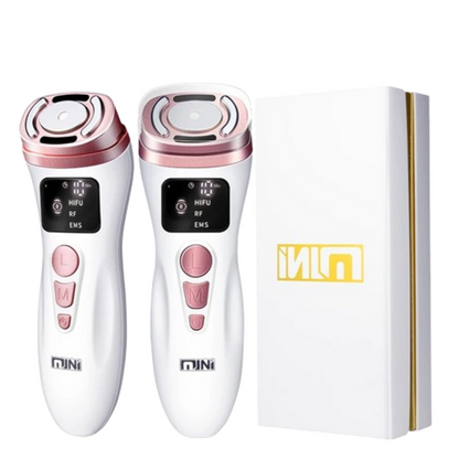 Mini HIFU & RF Facial Beauty Tool for Firming, Anti-Wrinkle, and Youthful Radiance