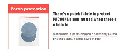 Ultralight Camping Inflatable Mattress with Built-In Pump and Pillows