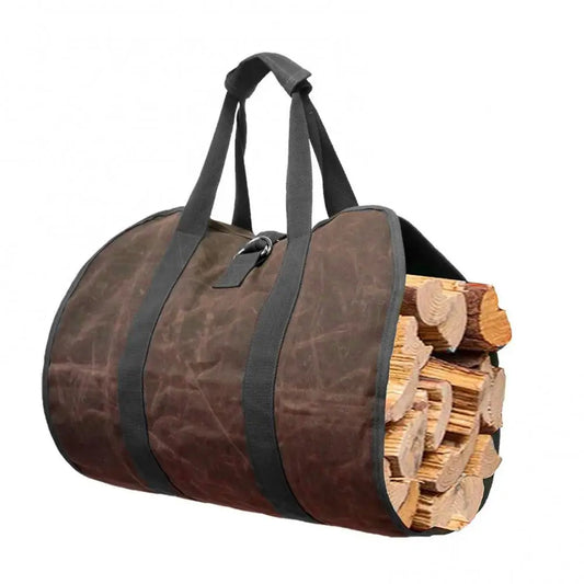 Canvas Firewood Carrier Log Carrying Bag