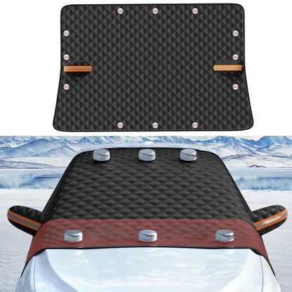 Magnetic Car Snow & Ice Protector All Season Windshield Cover Black
