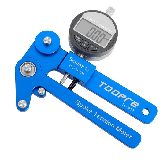 Digital Mechanical Bicycle Spoke Tensiometer Rim Alignment Blue
